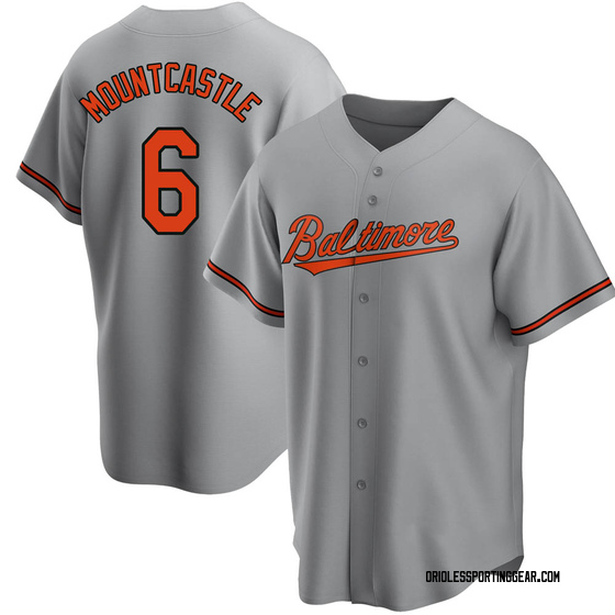 Men's Baltimore Orioles Majestic Road Gray Flex Base Authentic Collection  Custom Jersey